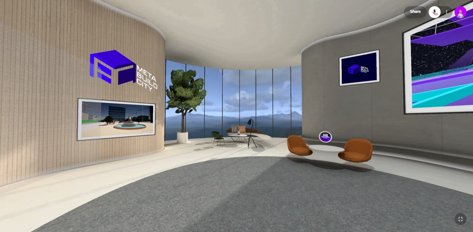 Meta Build City · Lobby metaverso