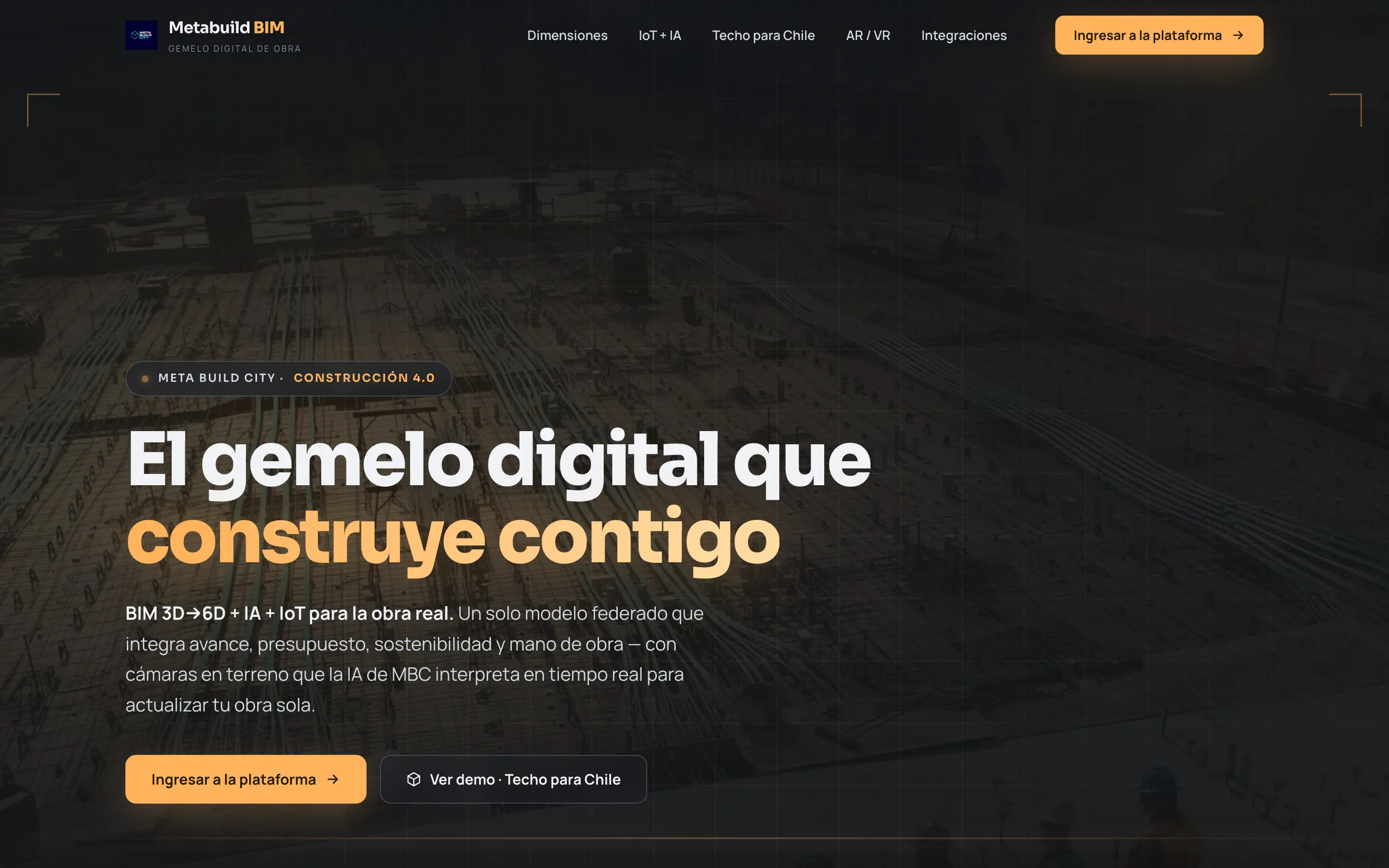 Portada de Metabuild BIM: «El gemelo digital que construye contigo», sobre una obra real